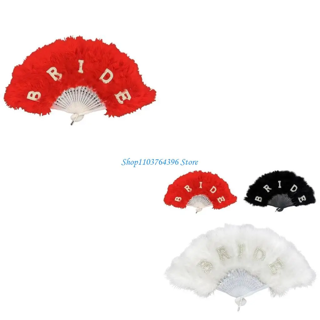 

Art Crafted Wedding Prop With 21 Feathers Double Purpose Decoration And Creation Tool Bridal Accessories