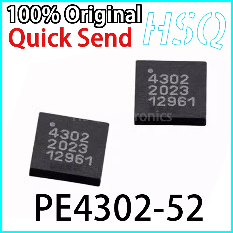 

1PCS PE4302-52 Silk Screen 4302 QFN-20 SMT RF/digital Attenuator Chip IC Original