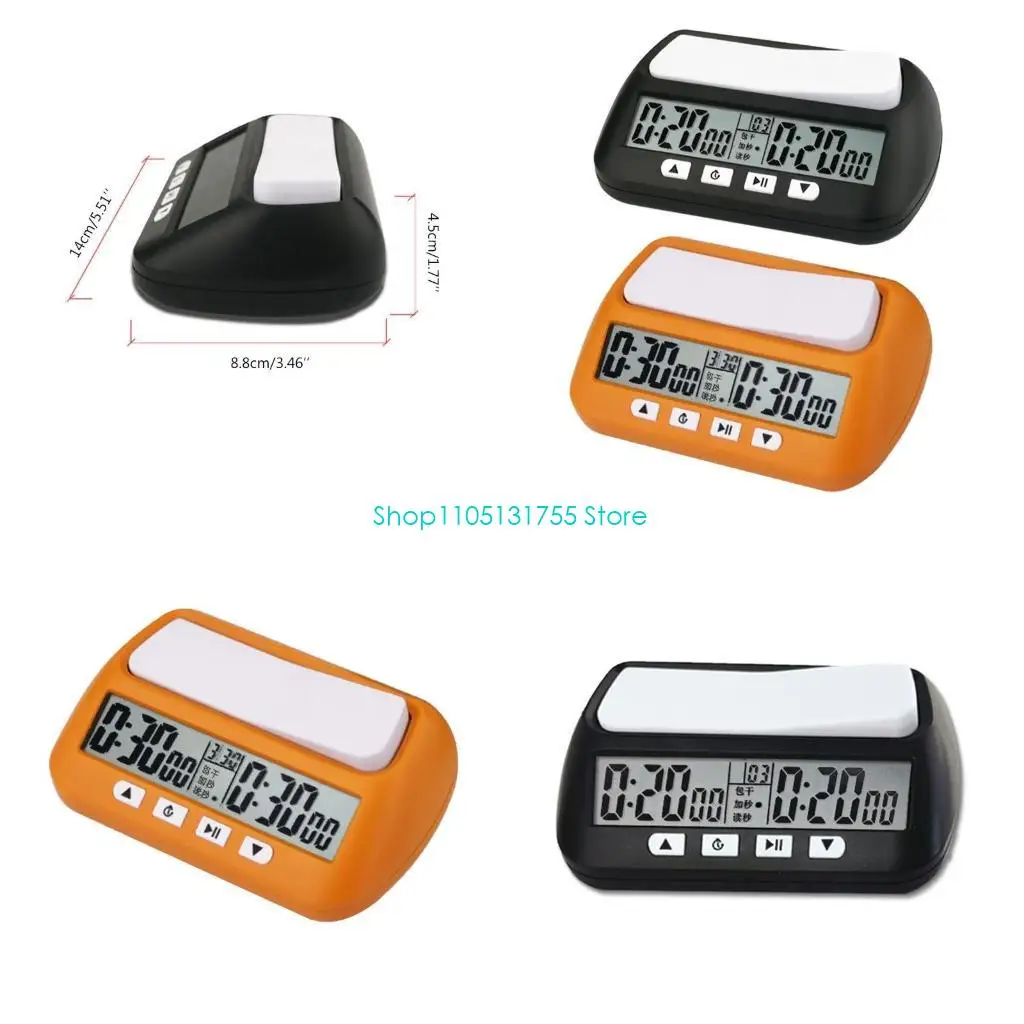 

K0EF Профессиональные шахматы Компактные часы Цифровые часы Таймер обратного отсчета Настольная игра Секундомер Бонусы Счетчик