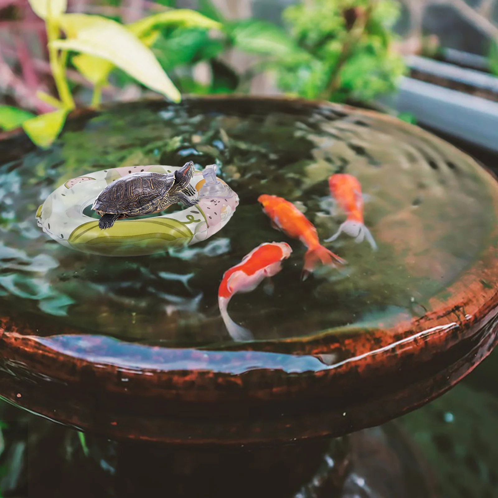 

3pcs Turtle Floating Platform Stable Basking Area Plastic Material Terrarium Decoration Aquatic Turtles Rest Stand Climbing