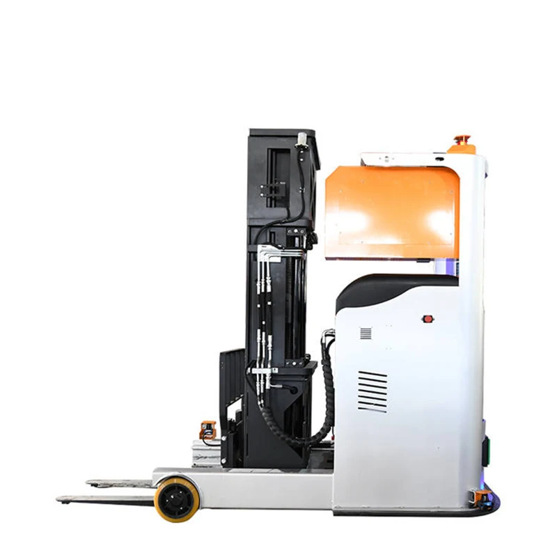 Forward Pallet Stacker Agv Warehouse Robot Wireless LAN Driverless Reach Truck Electric Lifting Fork AGV Forklift