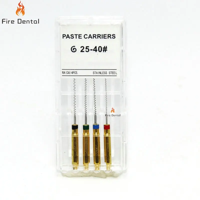 Dental Paste Carrier Dental Lentulo 25mm 29mm Assorted Endodontics files Endodontics Channel File Lentulo Spiral Files