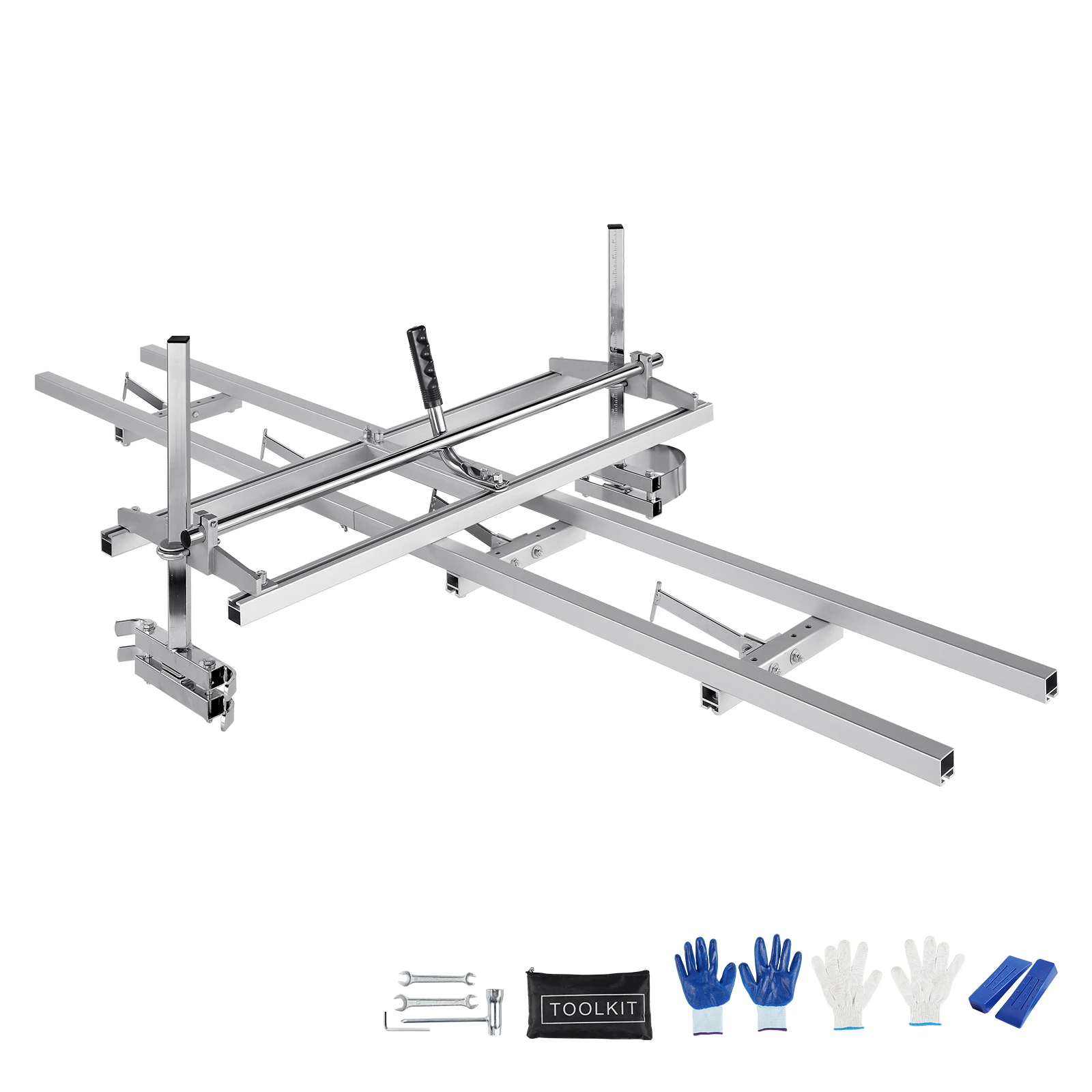 a*-SucceBuy Chainsaw Mill Planking Milling 14-36 Inch Guide Bar Wood Lumber Cutting Portable Sawmill Aluminum Steel Saw Mill