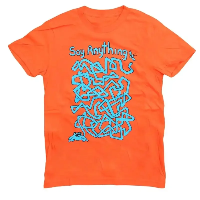Say Anything Band Graphic Frog Flies T Shirt Full Size S 5Xl Orange