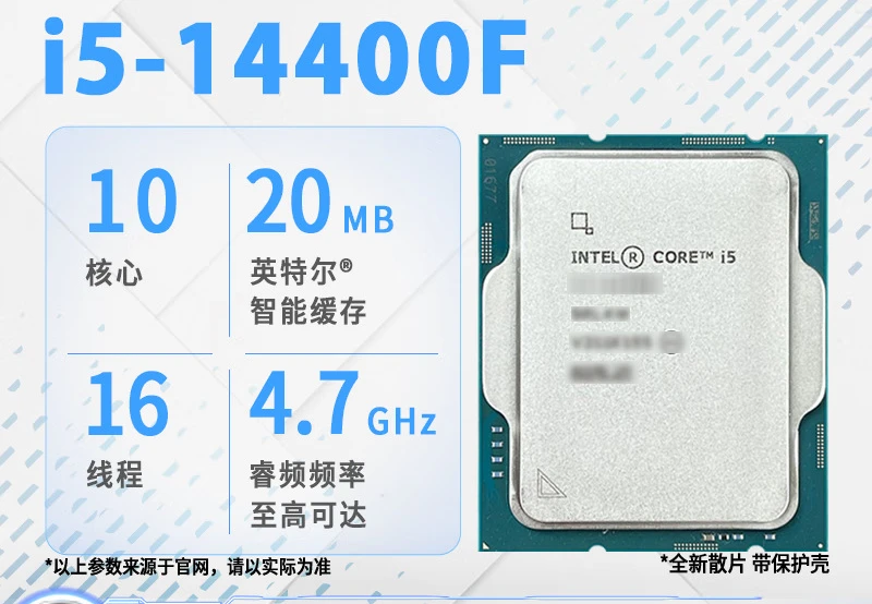 

12/13 generation CPU processor i512400f 13400f 12600kf