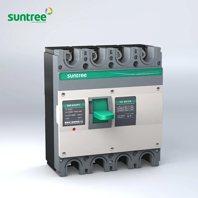 2025/suntree 200a 300a 400a voltage 1500V mccb 250a low voltage dc circuit breaker switch