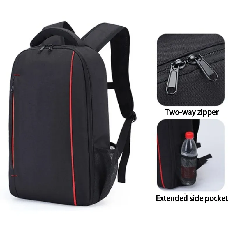 Professional Large-capacity Camera Bag Waterproof Nylon Wear-resistant Photography Backpack for Canon, Nikon, Sony, Fuji