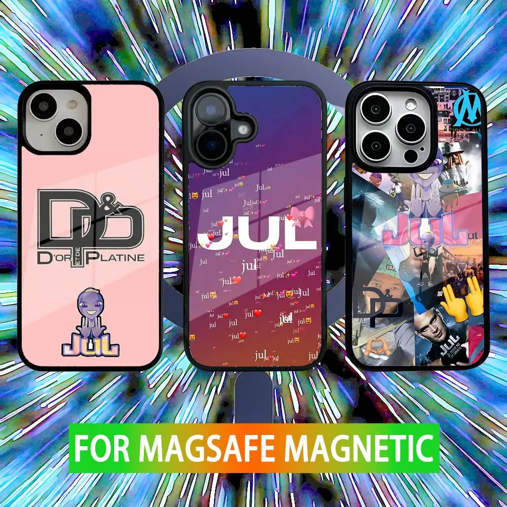 

Jul Franch Singer Phone Case For iPhone 16,15,14,13,12,11,Pro,Max,Plus,Mini,SE New Magsafe Magnetic Wireless Charging