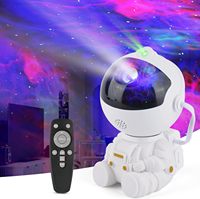 Mini Astronaut Galaxy Projector, Starry Night & Nebula Light with Remote, Dimmable Color Changing, Cord Powered for Home Decor