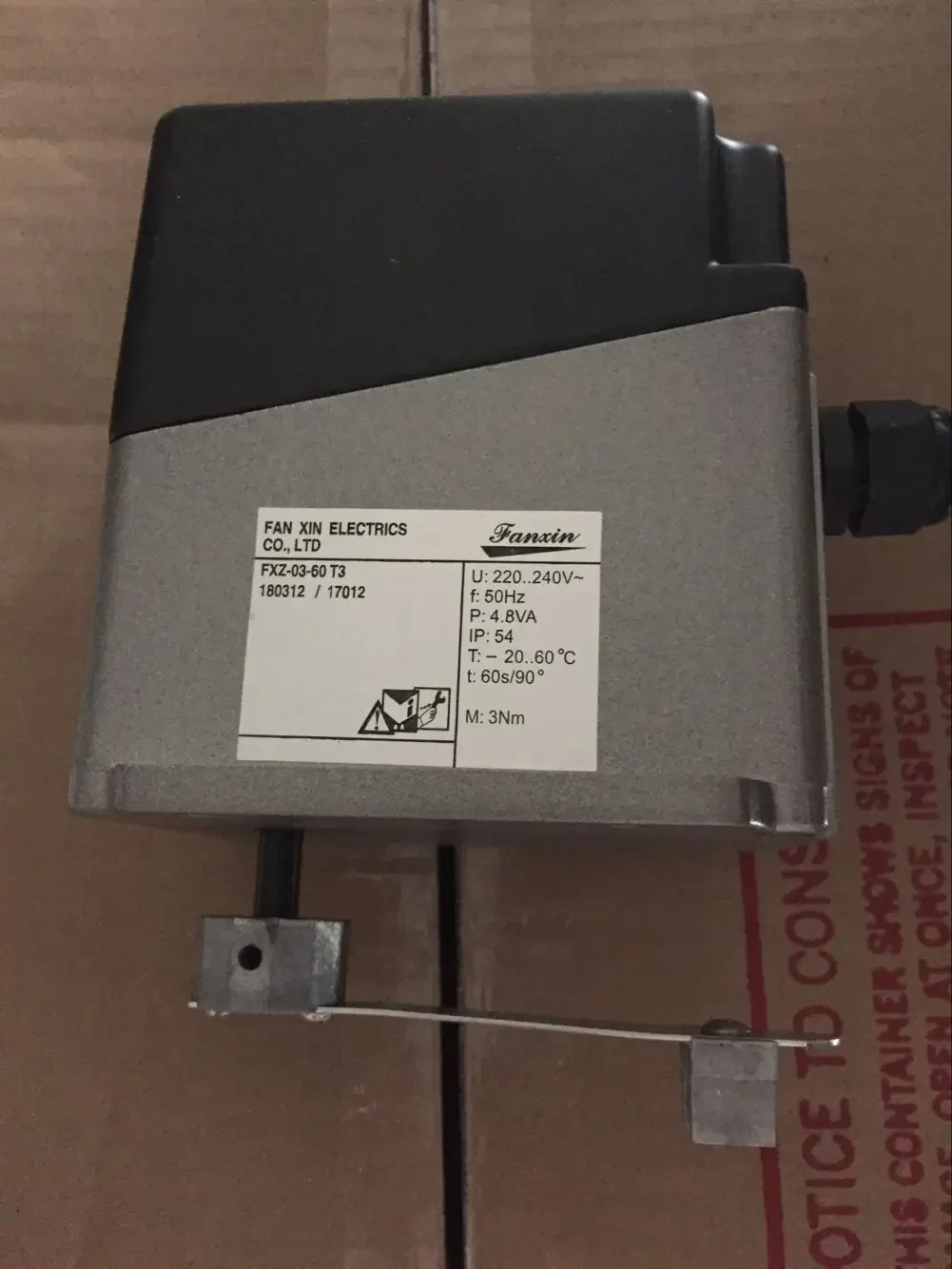 

Электрический привод FXZ-03-60T3, FXZ-03-60T3R