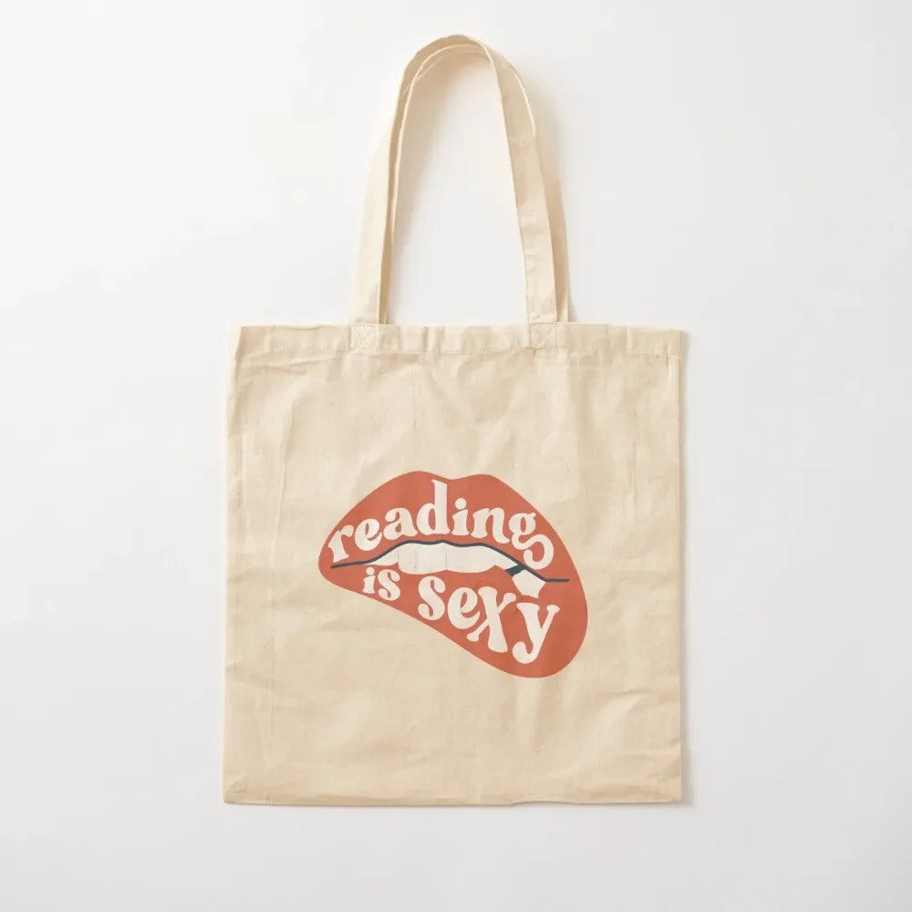 

reading is sexy Tote Bag Portable shopping bag Women's shopper canvas bags sac pour femme Bag