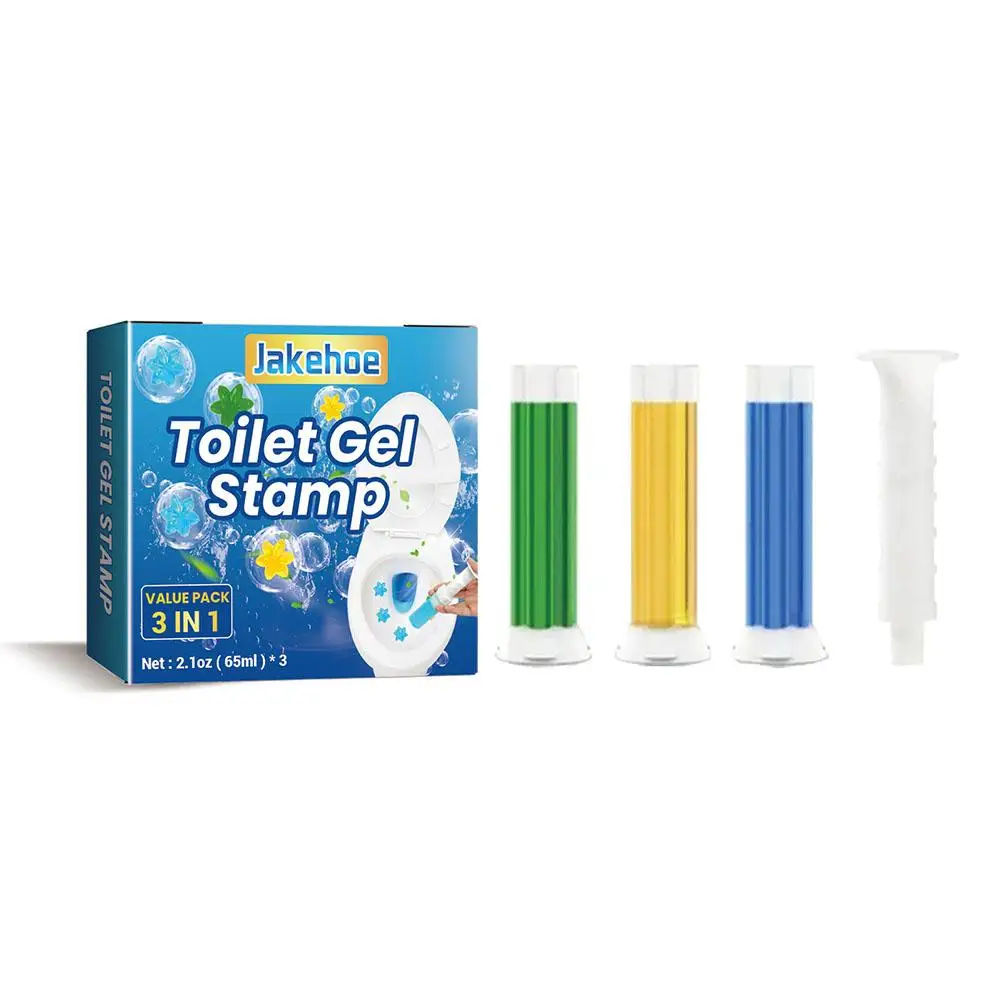 65ml*3pcs Flower Aroma Toilet Cleaning Gel Toilet Deodorant Household Cleaning Odor Toilet Removing Tool Cleaning Aroma Cle N5l9