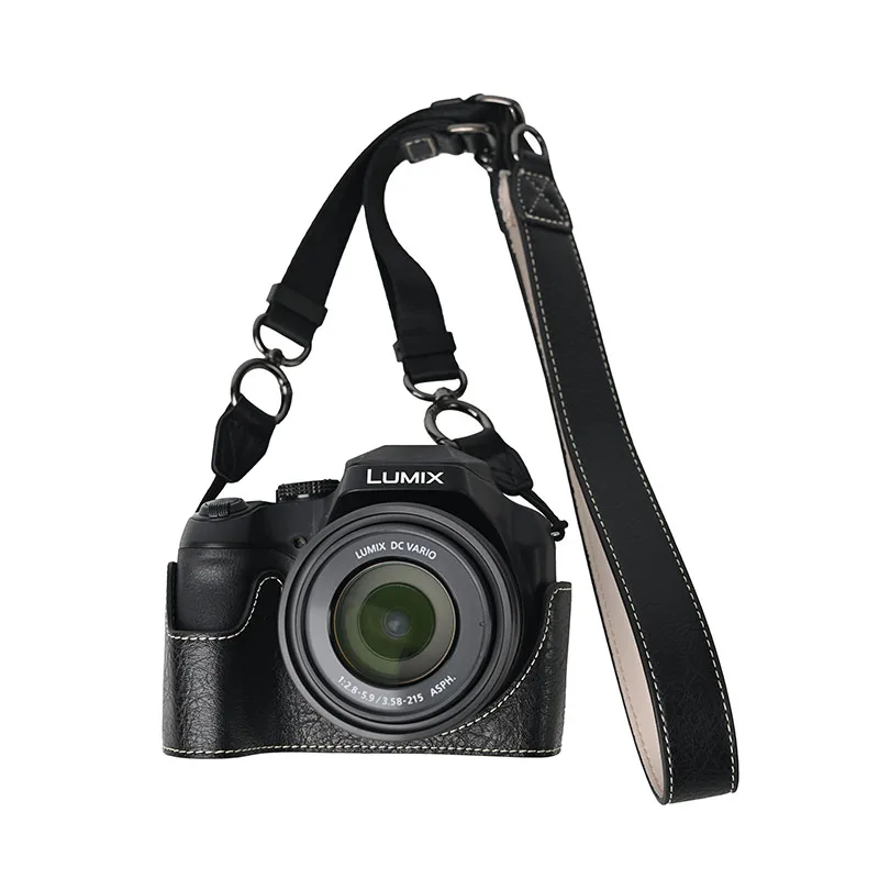 Panasonic LUMIX DC-FZ85D カバーおまけ For Panasonic Lumix FZ80D Camera Case FZ85D PU Leather Cover G100K