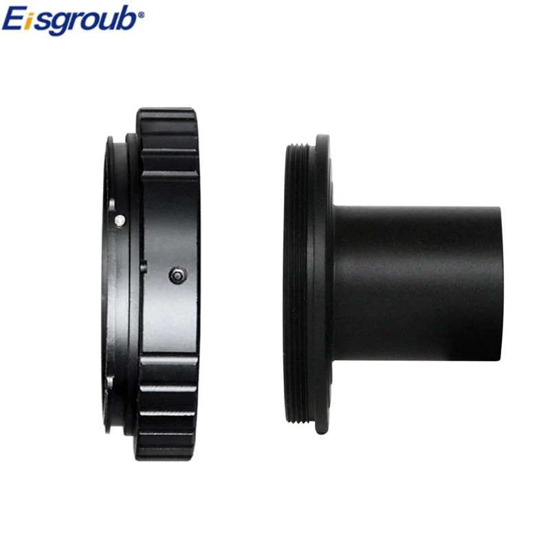 Eisgroub T2 Mount for SLR Cameras Microscope Camera Lens Adapter with 23.2mm Eyepiece Ports