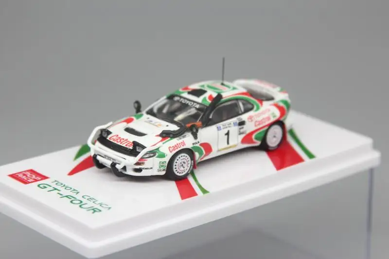 PopRace 1:64 Car Model 1993 WR~C Rally Celica ST185 Toy~ota Car Model