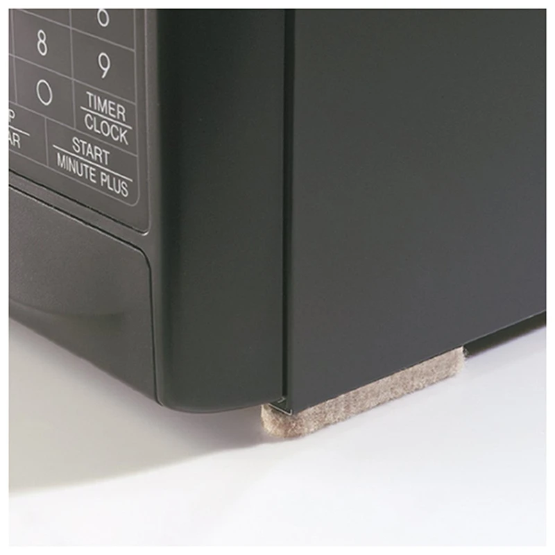 Rolo de tira de feltro resistente autoadesivo A01F-6X para superfícies duras (1/2 polegadas x 60 polegadas), branco cremoso