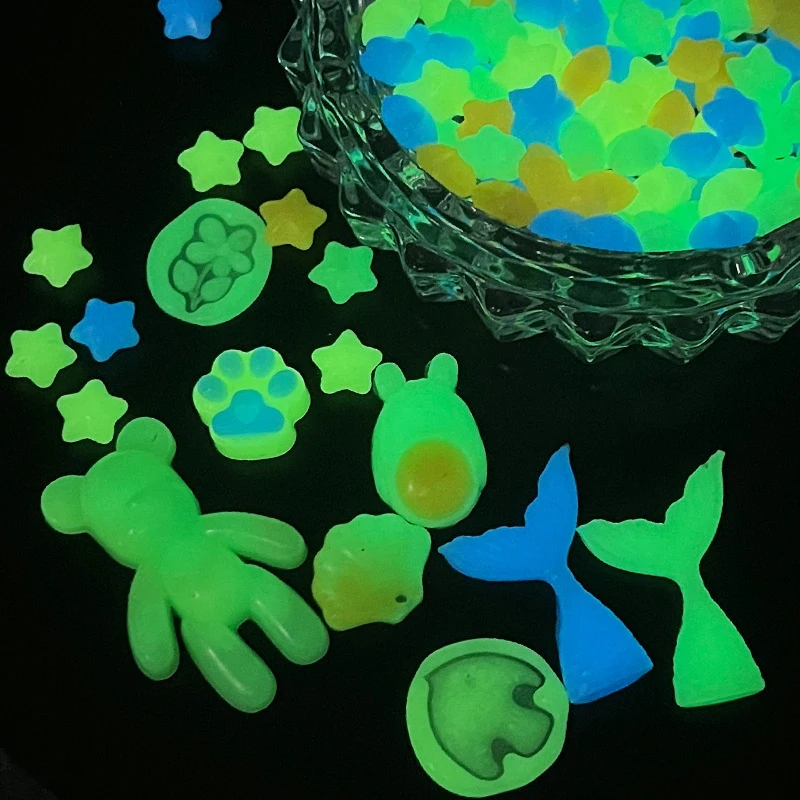 100pcs/Pack Fluorescent Wax Beads Luminous Sealing Wax Stamp Particles Stamp Night Noctilucent Wedding Envelope Invitation Decor