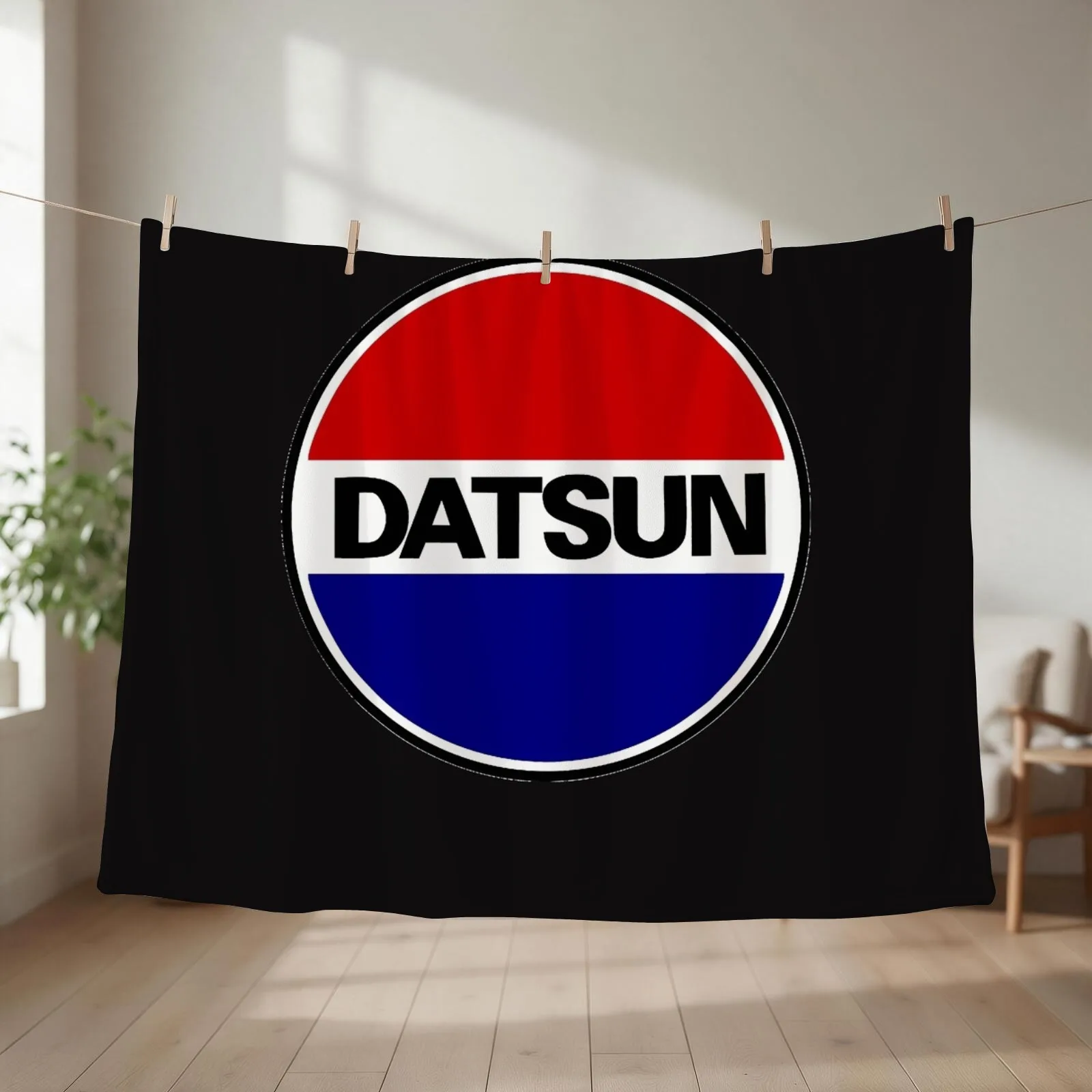 BEST SELLER Datsun Logo Merchandise Throw Blanket couch cozy soft plush fuzzy picnic outdoor blanket