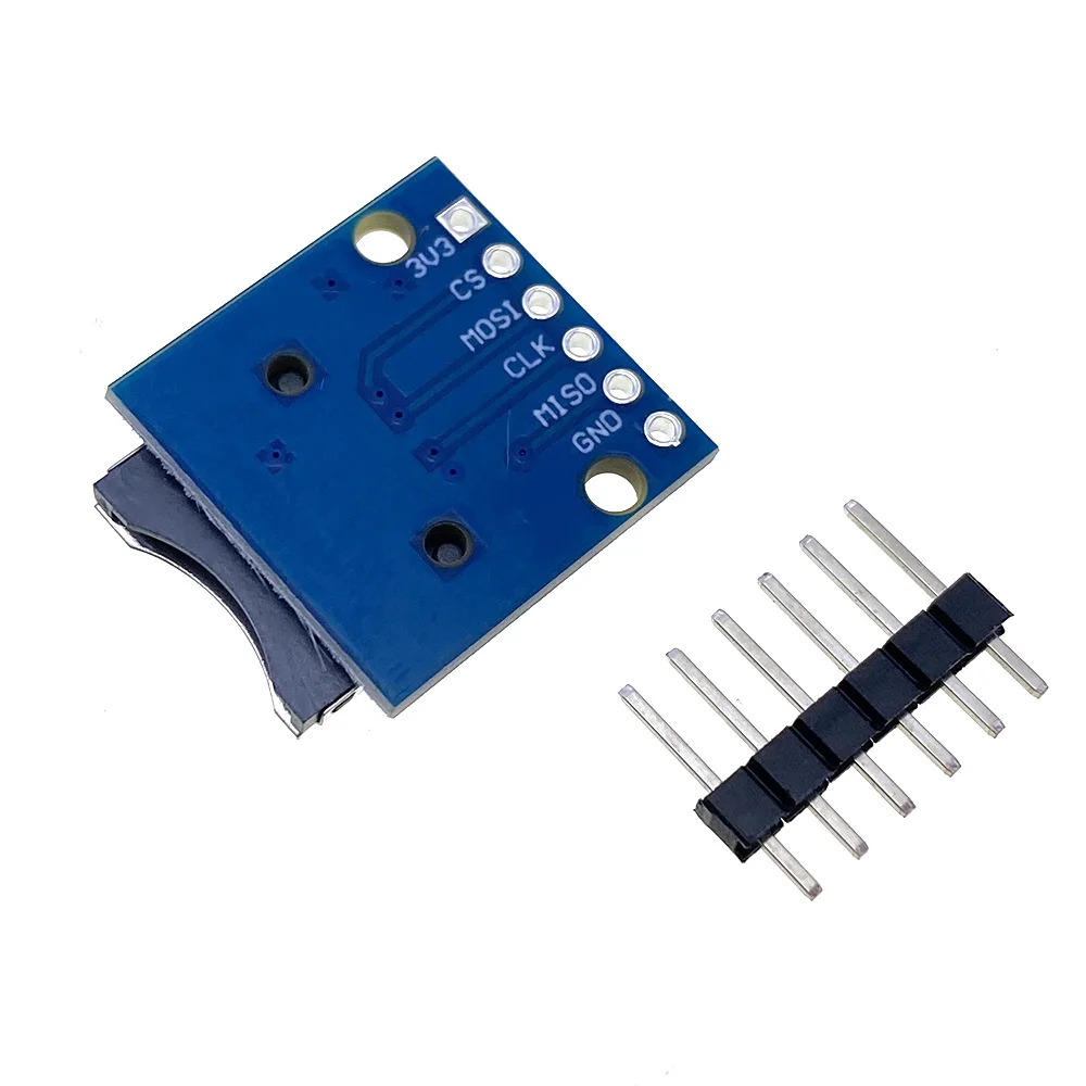 TFカードホルダーアダプターボード MICRO SDカードホルダー 自己吸込式 9P 10ピン カードホルダー付き 1.6mm基板厚 PCBテストボード