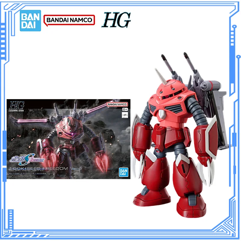 

Bandai натуральная модель Gundam, комплект HGUC 1/144 ZGMF-MM07 Z'GOK Seed Freedom, экшн-фигурки, сборная модель для игрушек, рождественские подарки