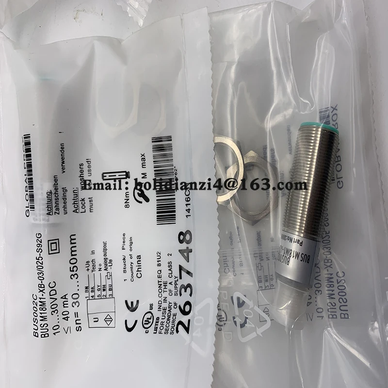 

Ultrasonic sensor BUS0026 BUS M18M1-XA-02/015-S92G In stock