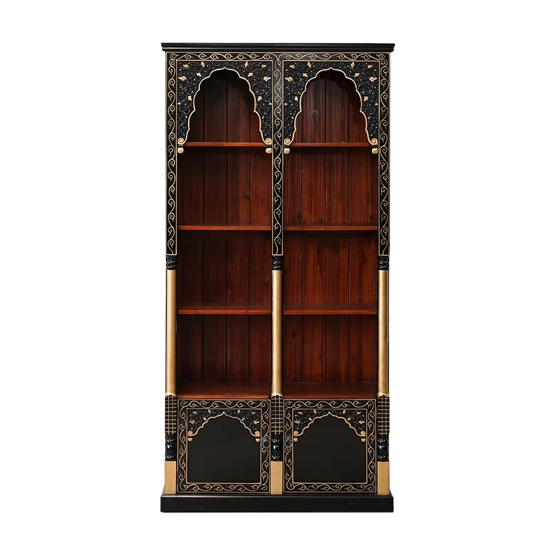Solid wood bogu frame tea cabinet living room partition display rack