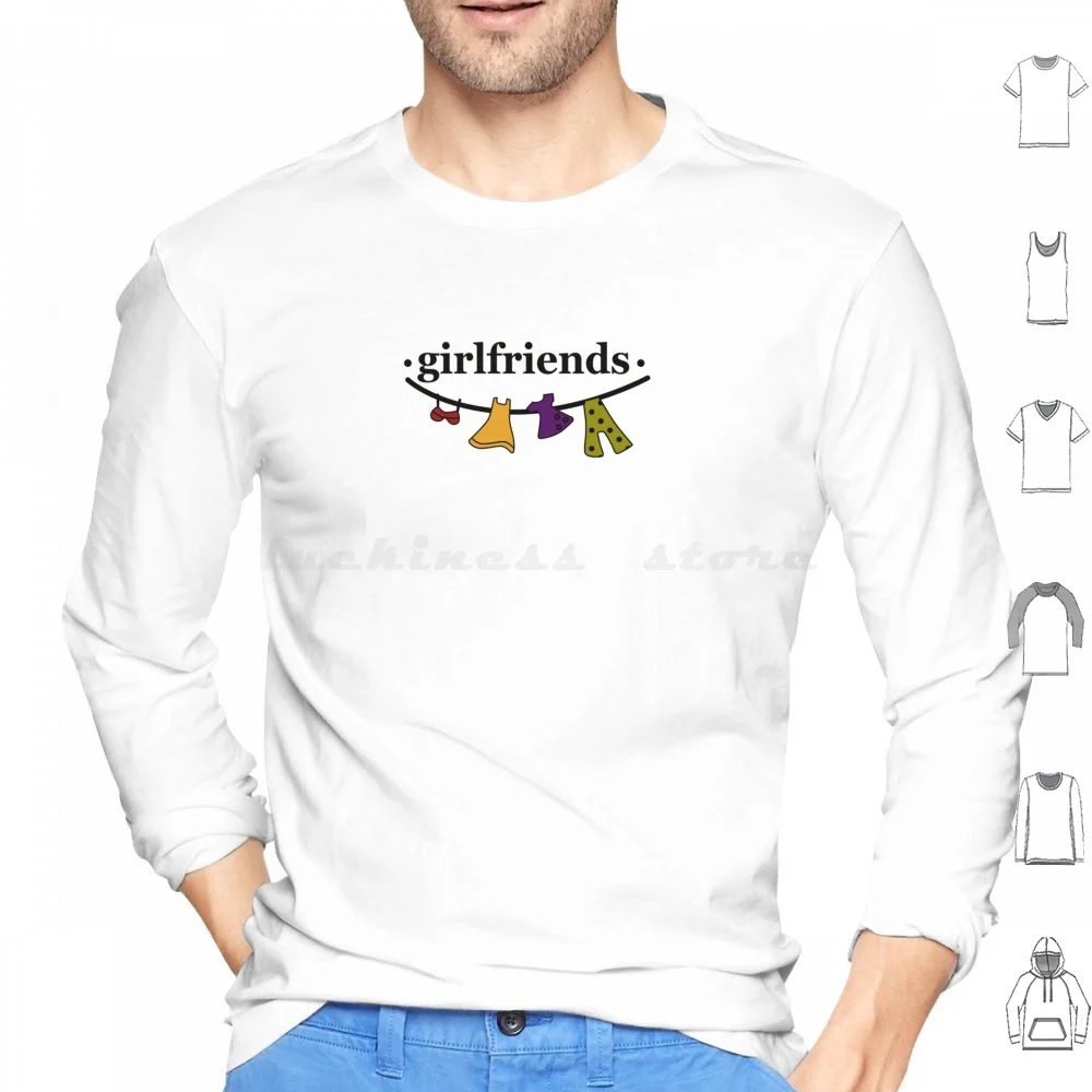 Girlfriends Hoodie Cotton Long Sleeve Girls Girlfriends Friends Serie Monica Cute Friendship 90s Rachel Classic