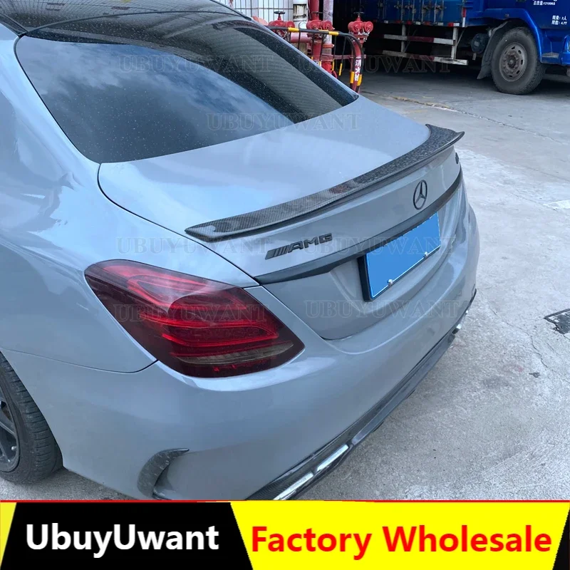 

Спойлер для заднего багажника PSM Style W205 для Mercedes Benz W205 am g Line 2014-UP, украшение для заднего крыши из углеродного волокна