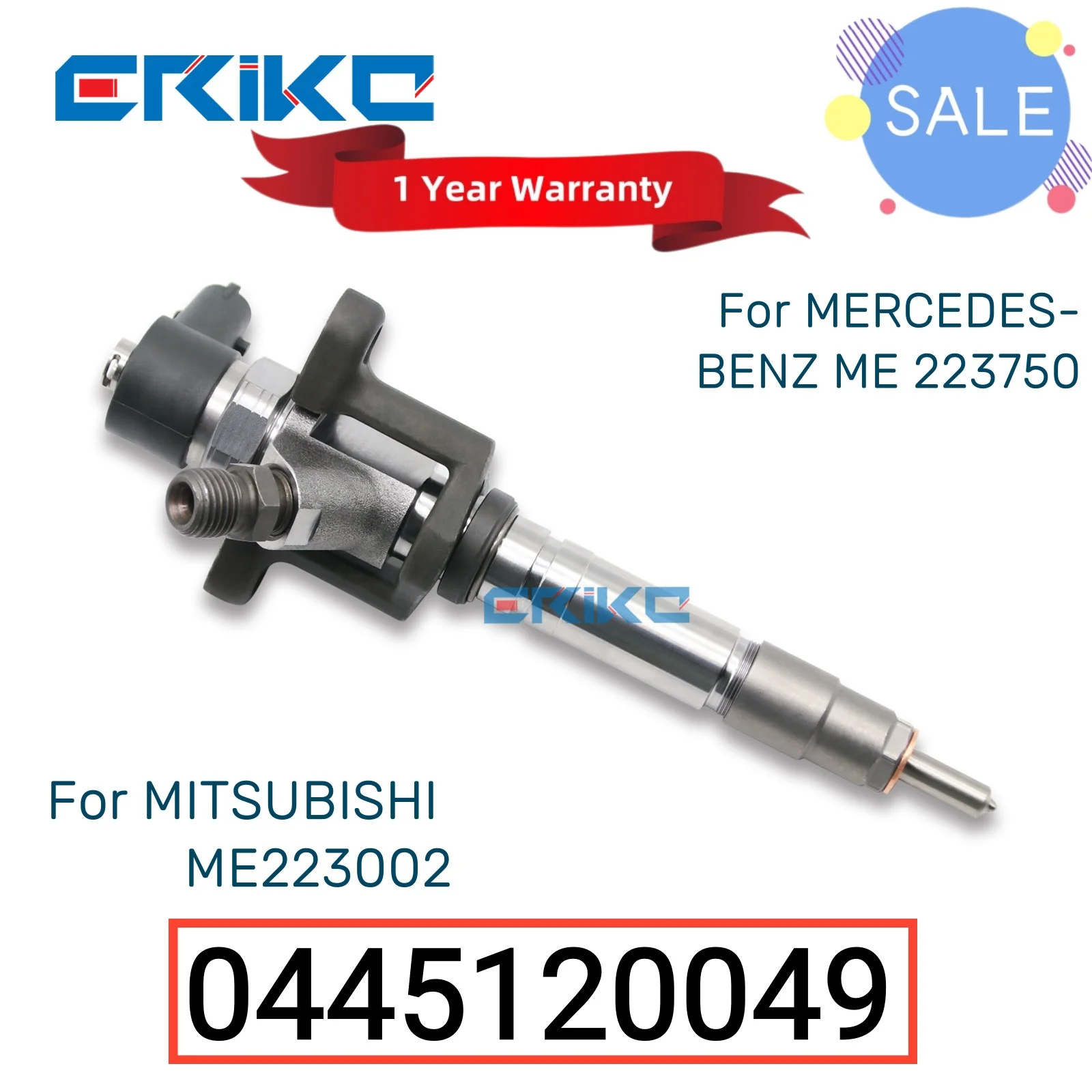 0445120049 Common Rail Injector 0 445 120 049 Diesel Parts 0445 120 049 for MERCEDES-BENZ ME 223750, MITSUBISHI ME223002