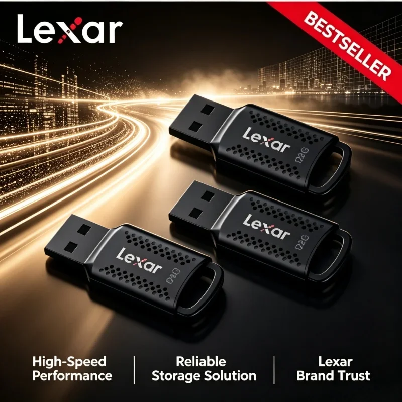 Lexar USB Flash Drive High Speed Pen Drive Portable U Disk Memory Stick Data Storage For PC Laptop Desktop