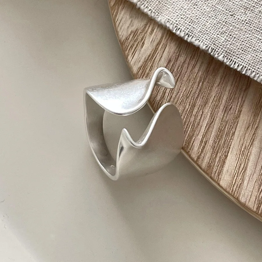 Women's Adjustable Geometric Surfaces Fashion Ring