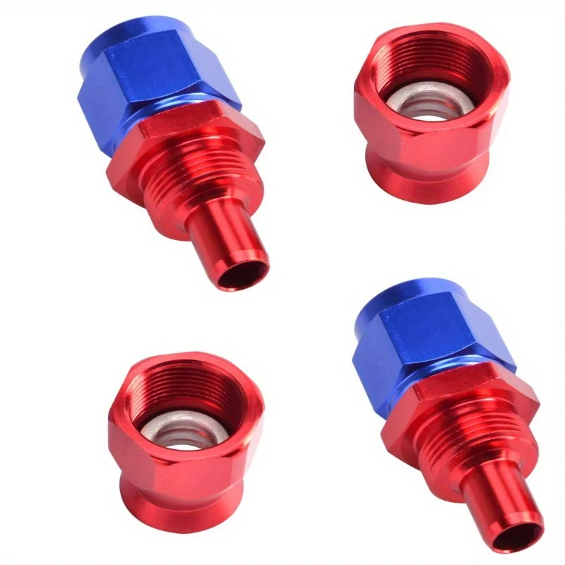 SKDZOE 6AN PTFE وصلة طرف خرطوم مستقيمة من الألومنيوم، ملحقات السيارة