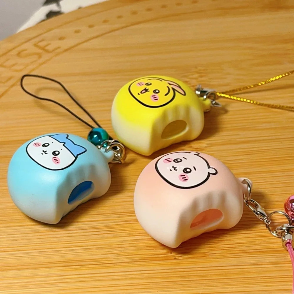 cute Chiikawa Hachiware Usagi Mini Cute Keychain Cartoon Animal Keyring Creative Pendant Pinch musicStress relieving toys