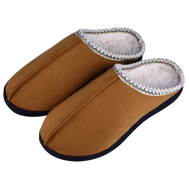 Pantofole in pelliccia Pallene uomo donna inverno Indoor Warm Slip-on Cotton SlidesPlush Mules suola in gomma antiscivolo con comode scarpe in pile