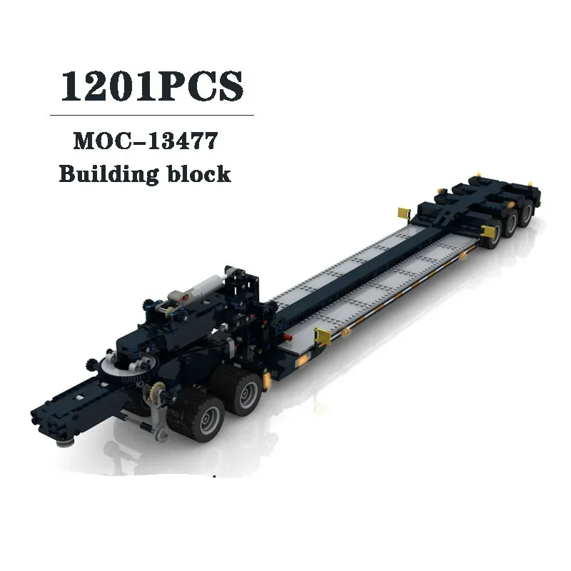 

Classic Custom Building Blocks MOC-13477 Trailer Tractor Splicing Block Model 1201pcs Boy Birthday Gift Christmas Toys DIY Gift