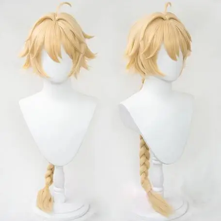 Game Genshin Impact Traveler Aether Cosplay Costumes Halloween Costumes Role Play Wig Anime Party