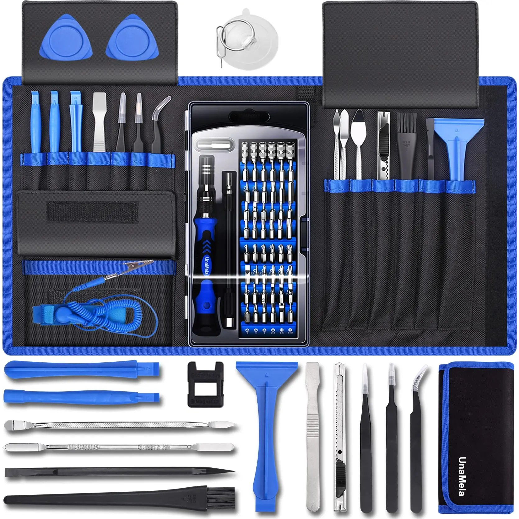 80-in-1 Professional Computer Repair Tool Kit Precision Magnetic screwdriver set for Laptop, PC, MacBook, Tablet, iPhone, PS4