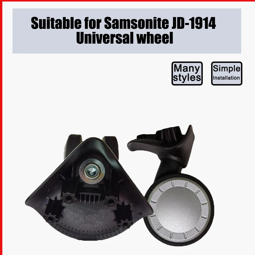 

Suitable For Samsonite JD-1914 Trolley Case Wheel Pulley Sliding Casters Universal Wheel Luggage Wheel Slient Wear-resistant