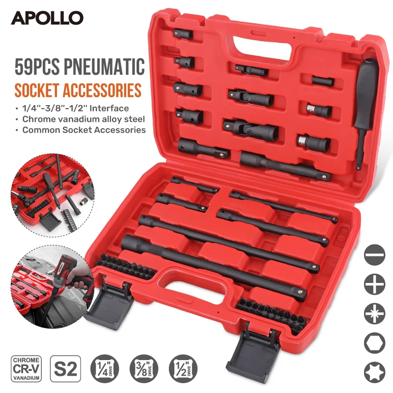apollo-18-59-pieces-kit-de-douilles-pneumatiques-d'entrainement-1-2-et-3-8-avec-joint-universel-adaptateurs-barres-d'extension-et-multi-embouts-pour-outil-d'impact