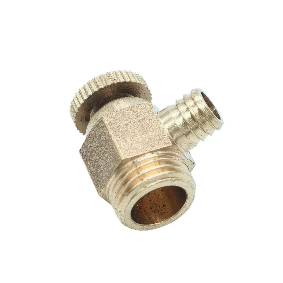 Valve de ventilation en fer forgé, tuyau 1/8 "BSP-6mm" 1/4 BSP-6.5mm M12x1-6.5mm, 1.6 Mpa pour le chauffage