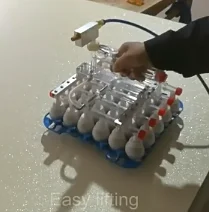 V30A  V30B V20A V18A - Egg Lifter with Vacuum Sucker and Code Dispenser Feeder for Chicken Farms
