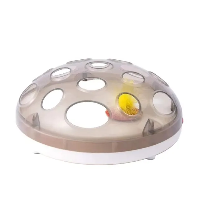 Electric Pet Cat Interactive Toy Full Maglev Technology Turntable Crazy Play Disc Cat Funny Toy Supplies Toy Cats for Children