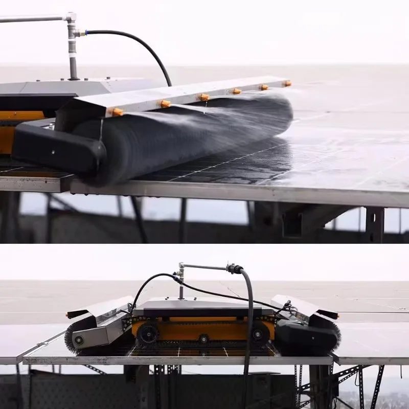 Automatic PV Module Cleaning Robot Solar Panel Cleaner for Industrial Rooftop and Ground Solar Installations