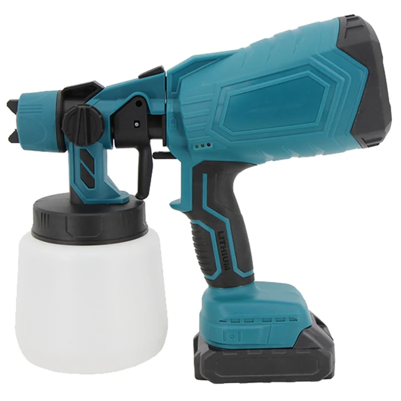 

A34R Electric Spray Gun High Power Electric Paint Sprayer Electric Paint Sprayer For Makitas 18V Battery 1L Charge Display
