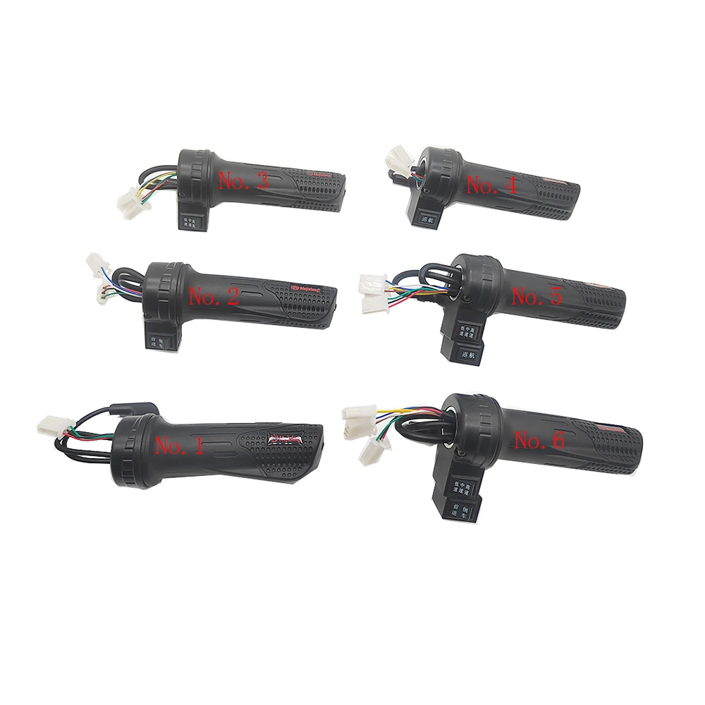 12-99V Universal Voltage Twist Throttle Speed Handlebar For Electric Tricycle E-Bike 3 Speed Reverse Cruise Function