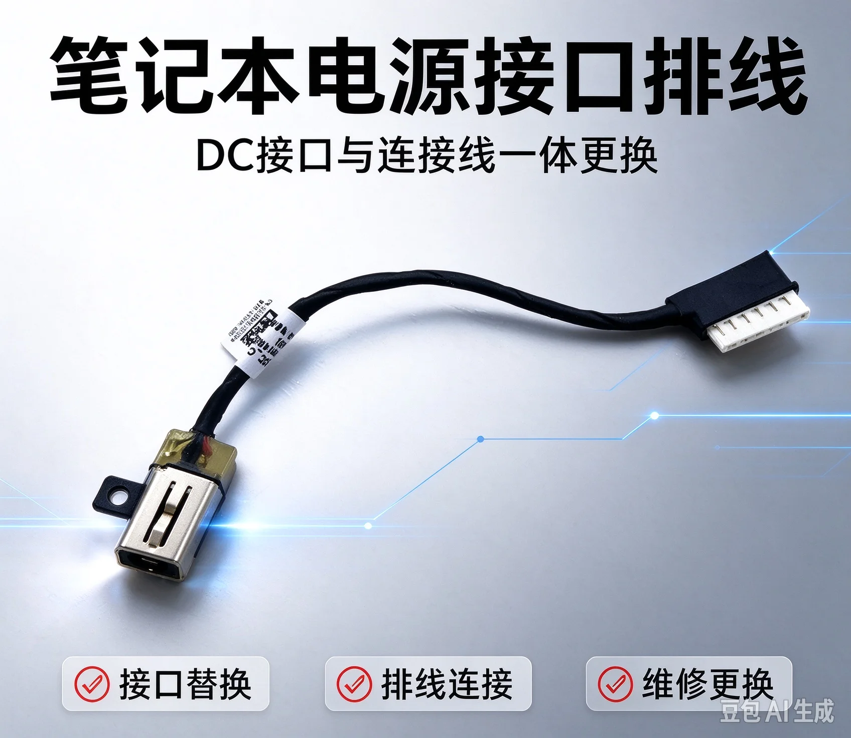 10pcs New Genuine Laptop DC Power Jack for Latitude 3490 V3590 V3490 3591 P89G
