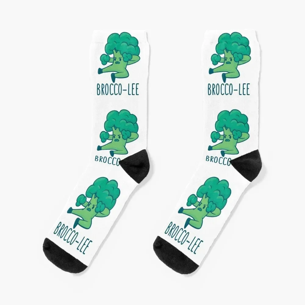 Funny broccoli, Brocco Lee Socks designer brand cartoon Ladies Socks Men's