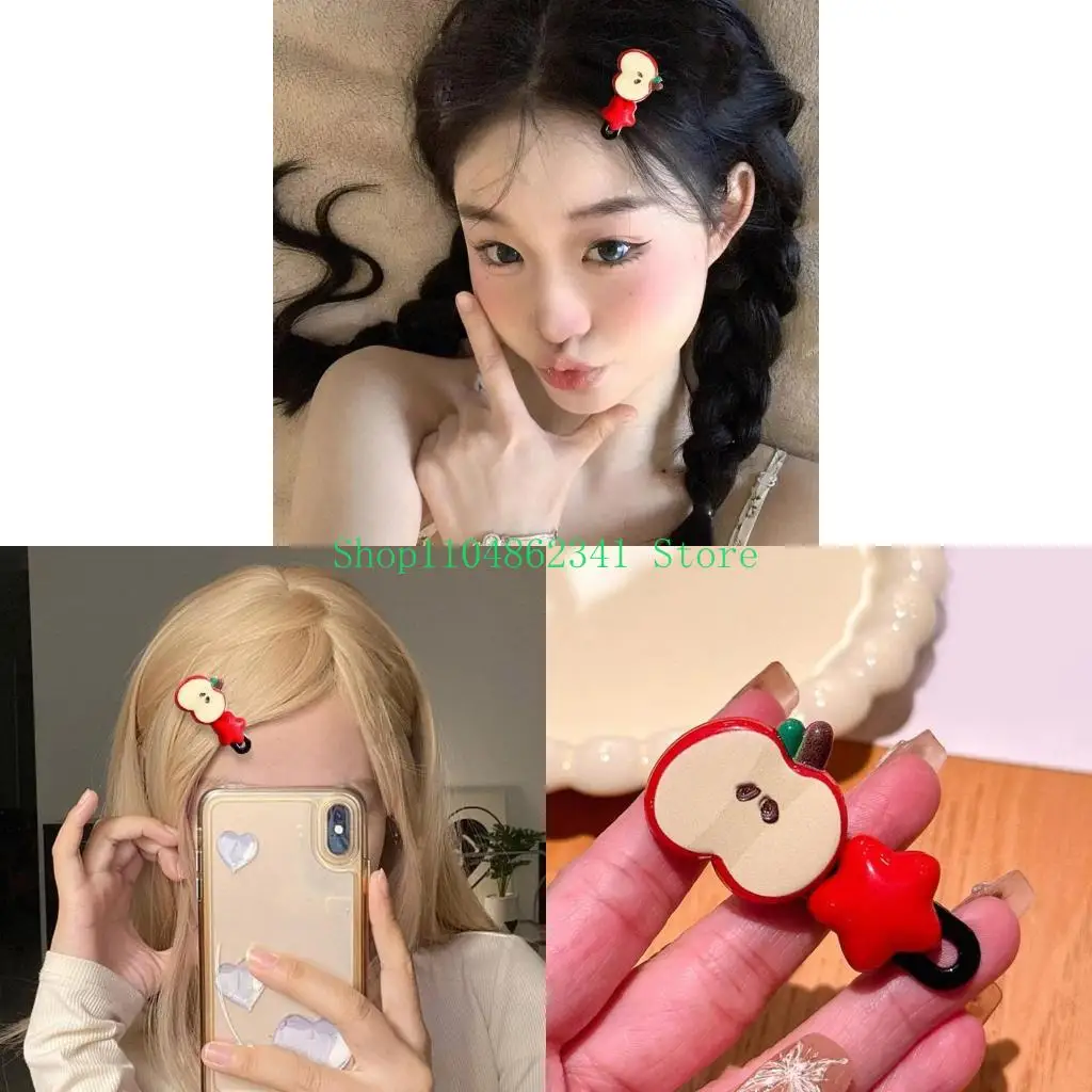 5ASD 2 pezzi Fruit Star Duck Chilbill Clip per bambini e adolescenti alla NABINA CAPILATO CAPILATO