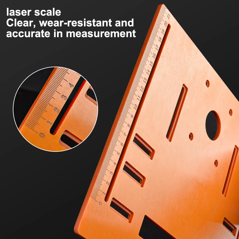 1Pcs Circular Saw Guide Rail Bottom Plate Adjustable Cutting Machine Handheld Saw Backing Mountain Woodworking Bench Accessories