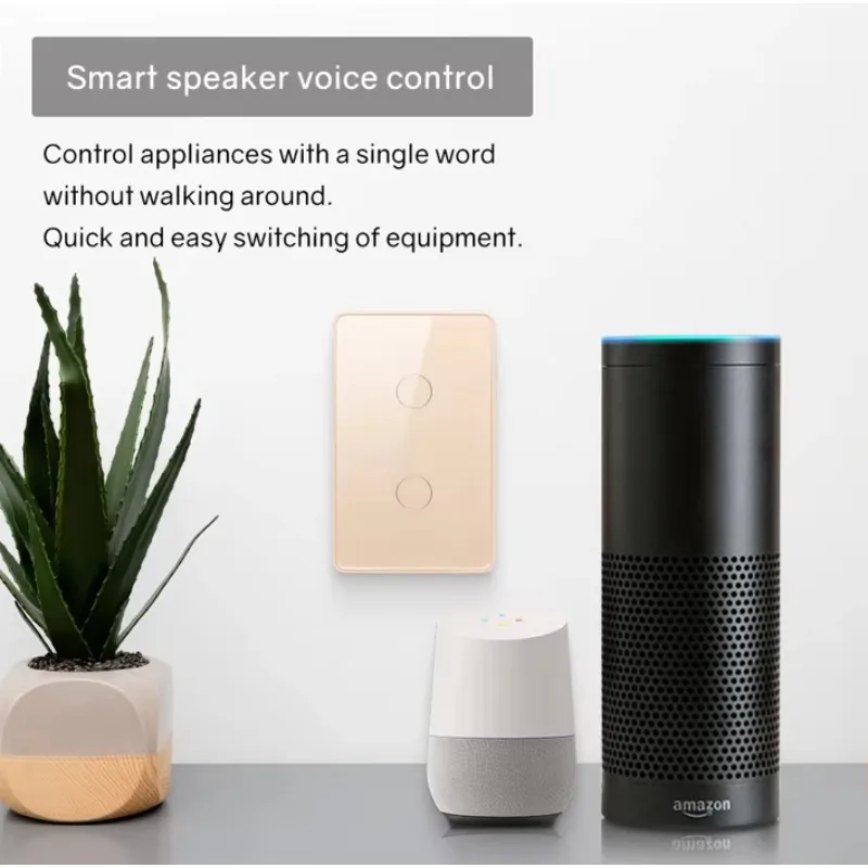 STLF Matter جهاز منزلي ذكي لاسلكي 2 عصابة الحياة الذكية الولايات المتحدة الاتحاد الأوروبي لوحة واي فاي اللمس مفتاح المنزل الذكي بدون سلك محايد #6